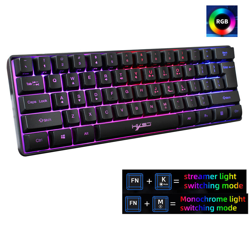 61-Key RGB Gaming Keyboard